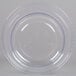 A Fabri-Kal clear plastic deli container with a clear rim.