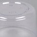 A Fabri-Kal clear plastic deli container with a clear lid.