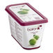 A container of Les Vergers Boiron Lime 100% Fruit Puree with a label.