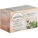 A box of Twinings Buttermint Herbal Tea Bags with white and green packaging.