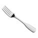 An Acopa Triumph stainless steel salad/dessert fork with a silver handle on a white background.