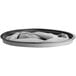 A black and white Lavex cloth filter in a round container.
