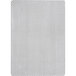 A Joy Carpets Morning Fog area rug with a grey and white chevron pattern and white border.