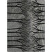 A Joy Carpets rectangular area rug with trees in black and gray.