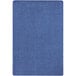 A Joy Carpets cobalt blue rectangle area rug on a white background.
