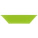 A green rectangular Keylime melamine bowl with white edges.