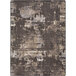 A Joy Carpets chocolate area rug with a brown and grey pattern.