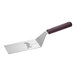 A Mercer Culinary Hell's Handle square edge turner with a brown handle.