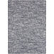 A close up of a Joy Carpets Anchor rectangle area rug with a gray and white pattern.