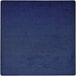 A dark blue square Joy Carpets Kid Essentials area rug with a lighter blue square in the center.