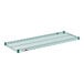 A green wire shelf measuring 18 inches by 48 inches.
