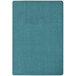 A mint green rectangle area rug on a white background.