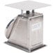 An Edlund heavy-duty stainless steel portion scale with a square top.