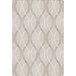 A beige Joy Carpets rectangular area rug with a pattern of circles.