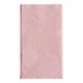 A pink Hoffmaster paper dinner napkin on a white background.