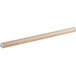 A long cardboard tube with a brown paper roll.