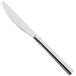 A Sola stainless steel table knife with a silver handle.