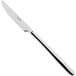A Sola stainless steel table knife with a silver handle.