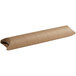 A long brown rectangular cardboard tube with curved edges.