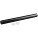 A black tube with two white caps.