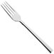 A Sola stainless steel dessert fork with a silver handle.