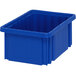 A blue Quantum heavy-duty dividable container.