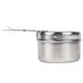 An American Metalcraft stainless steel fuel holder.