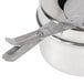 An American Metalcraft stainless steel fuel holder.