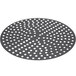 An American Metalcraft hard coat anodized aluminum circular pizza disk with perforations and white dots.