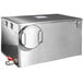 A large stainless steel Grease Guardian box with a lid and a handle.