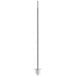 An Avantco round metal spit assembly pole with a white background.
