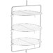 A white metal three tiered Carnival King pizza rack.