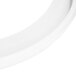 A white circular gasket.