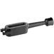 A black metal tool with a plastic and metal handle.