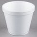 A white styrofoam cup.