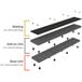 A diagram of a SPC Industrial stackable work platform.