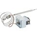 A Robertshaw Industries electric cooking control thermostat with a wire attached.