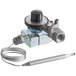 A Robertshaw Industries gas thermostat with a metal tube.
