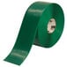 A roll of green Mighty Line safety tape.