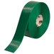 A roll of Mighty Line green safety tape.