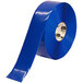 A roll of blue Mighty Line safety tape.