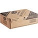 A brown cardboard box of Ocean Spray Apple Juice Cups with black text labels.