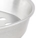An American Metalcraft tin-plated steel deep dish pizza pan with holes in it.