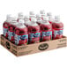 A cardboard box of Ocean Spray Cranberry Juice Cocktail bottles.