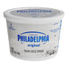 A white container of Philadelphia Original Cream Cheese spread.