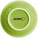 An Acopa Capri green stoneware bowl.
