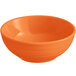 An Acopa Capri stoneware nappie bowl in orange.