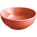 An Acopa Capri stoneware bistro bowl with a coral reef rim.