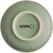 An Acopa sage green porcelain nappie bowl.