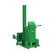 A green Valley Craft Roto-Lift Counterweight Drum Handler on wheels with a long pole.